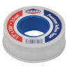 White Teflon Water Pipe Tape - 3.5 mil 1/2" x 520"