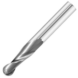 2 Flute Solid Carbide End Mills - Ball End