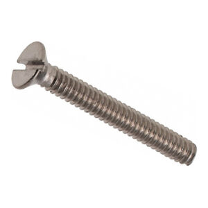 3/8"-16 X 3" Flat Head Machine Screw Stainless Steel